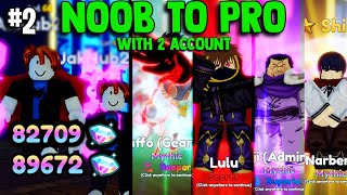 #2 NOOB To PRO But Using 2 Account | I Got Lulu And Shiny Unit In Anime Adventures!