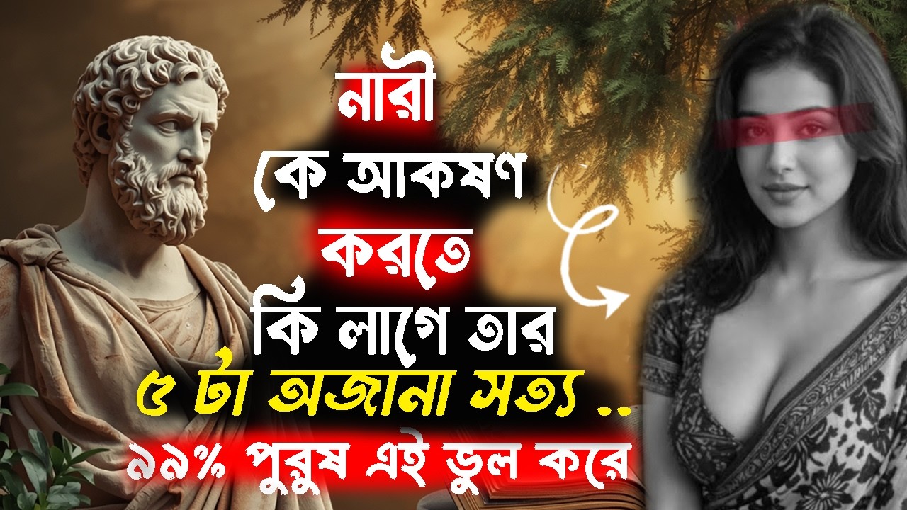 নারীকে আকর্ষণ করতে কী লাগে  - 5 টি কাজ আপনার জীবন বদলে দেবে! - Stoic Male Psychology Bangla - Stoic