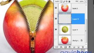 Unzip an apple in Photoshop (Part 2 of 2) - Week 26