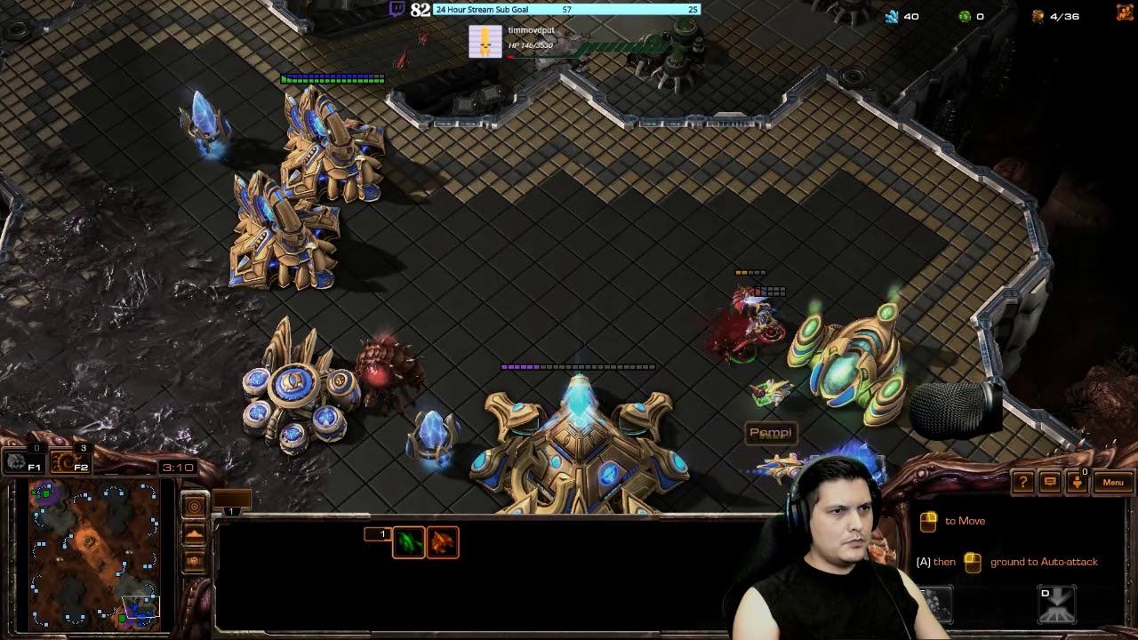 Zerg vs Protoss Do a little dance