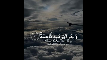 وجوه يومئذ ناعمة  لسعيها راضية  في جنة عالية | سورة الغاشية | القارئ أحمد خضر #islam #muslim