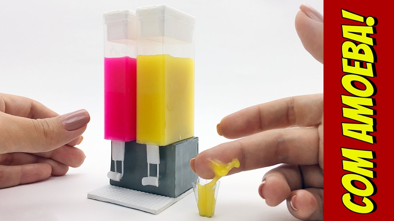 Как сделать сок машины - сделанный с Slime - для кукол Барби