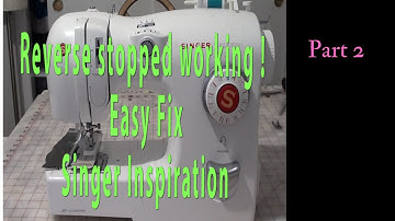 Singer Sewing Machine does not go in Reverse - Updated Video | Stuck Reverse lever DIY Easy Fix