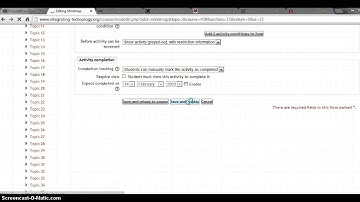 How to create a Mindmap in Moodle