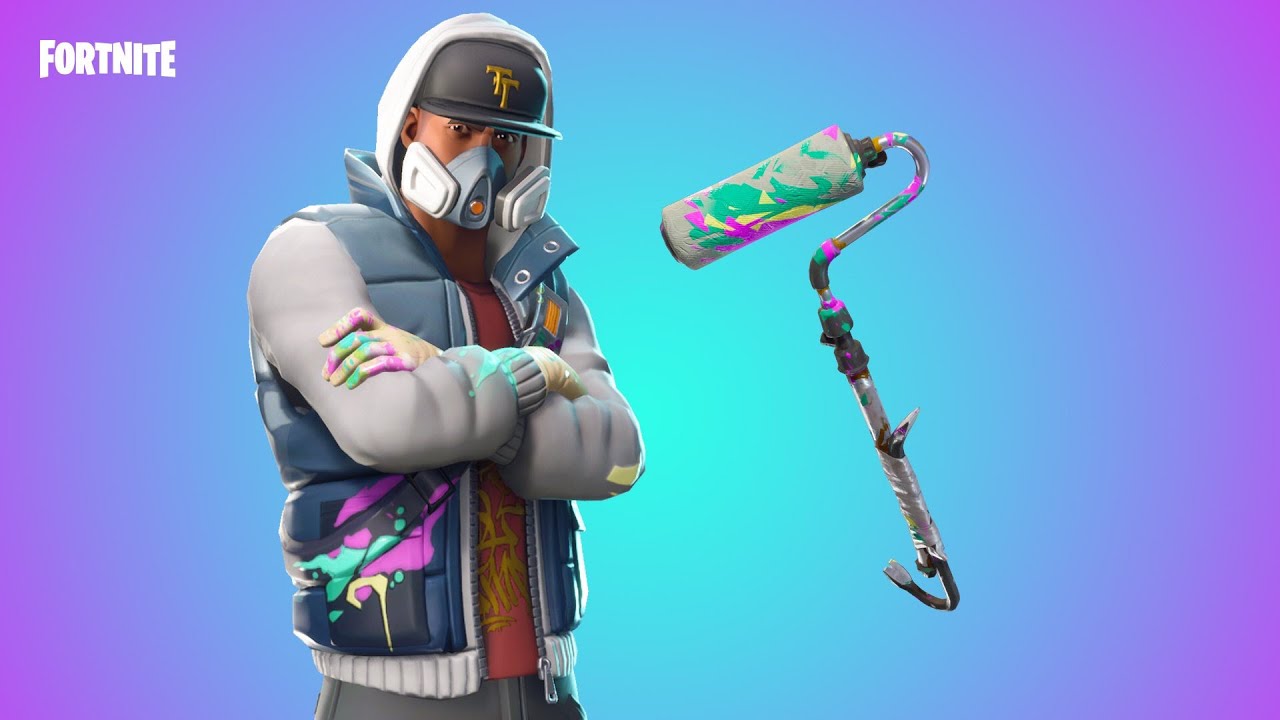 *NEW* ABSTRAKT OUTFIT AND RENEGADE ROLLER FORTNITE