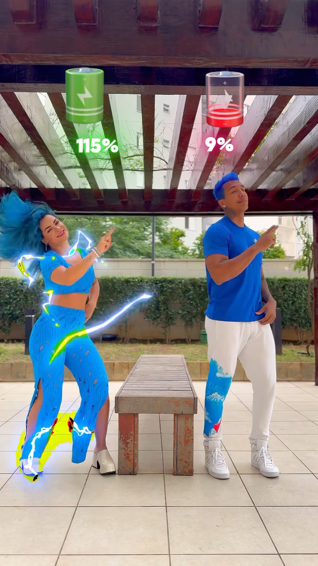 Quantos % está sua bateria? ?? @ApolloSant #dance #entretenimento