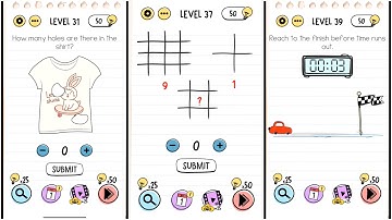 Brain Test: Tricky Puzzles - Levels 31-40 Walkthrough Gameplay