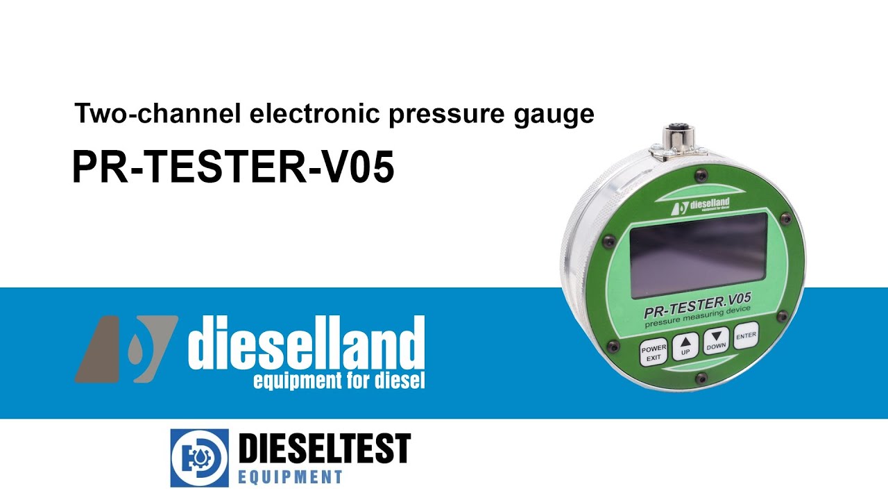 PR-Tester. V05. Multifunctional 2-channel electronic pressure gauge