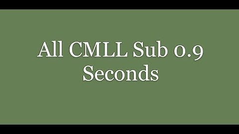 All CMLL Sub 0.9 Seconds