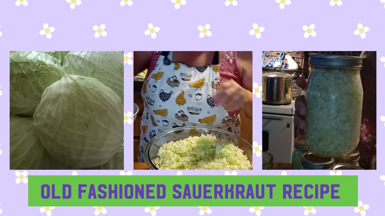 75 year old sauerkraut recipe Willis's Appalachian family. # ...