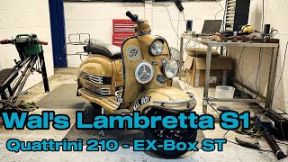 Wal's Lambretta S1 Quattrini 210 Ex-Box ST