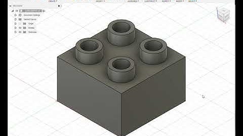 LEGO DUPLO   PART 2   Top locking cylinder extrusion and mirror command