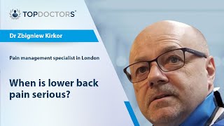 When is lower back pain serious? - Online interview