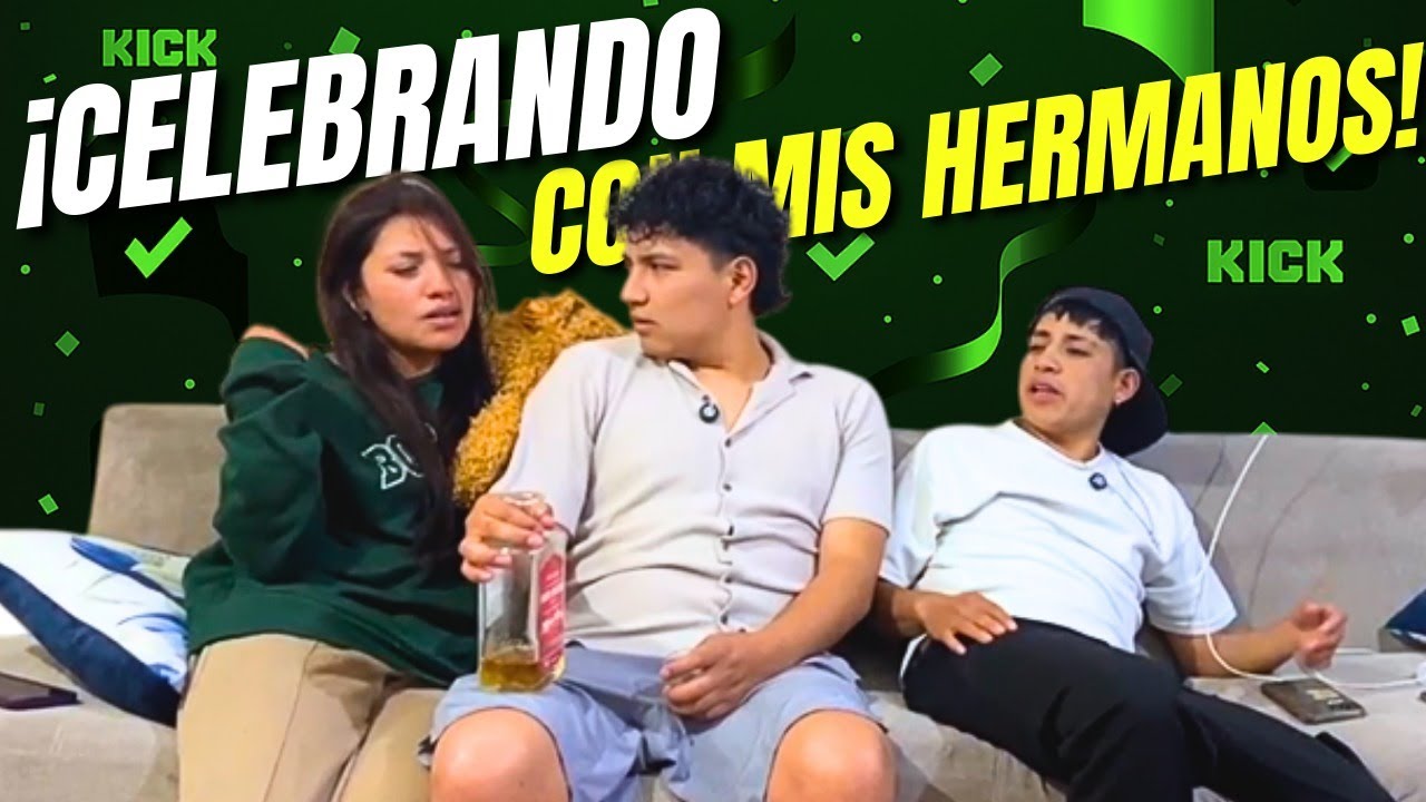 Mis hermanos se chumaron celebrando, casi se botan de la ventana