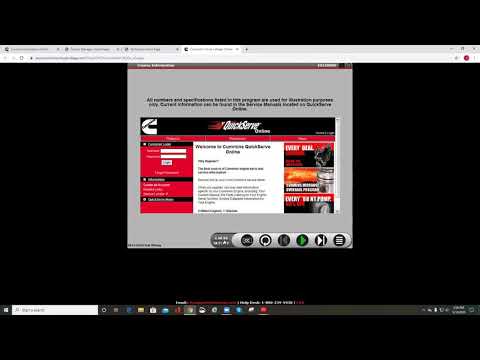 Cummins Quickserve Login and Testing