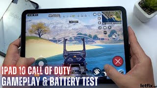 iPad 10.9 inch 2022 Call of Duty Mobile Gaming test CODM | Apple A14 Bionic