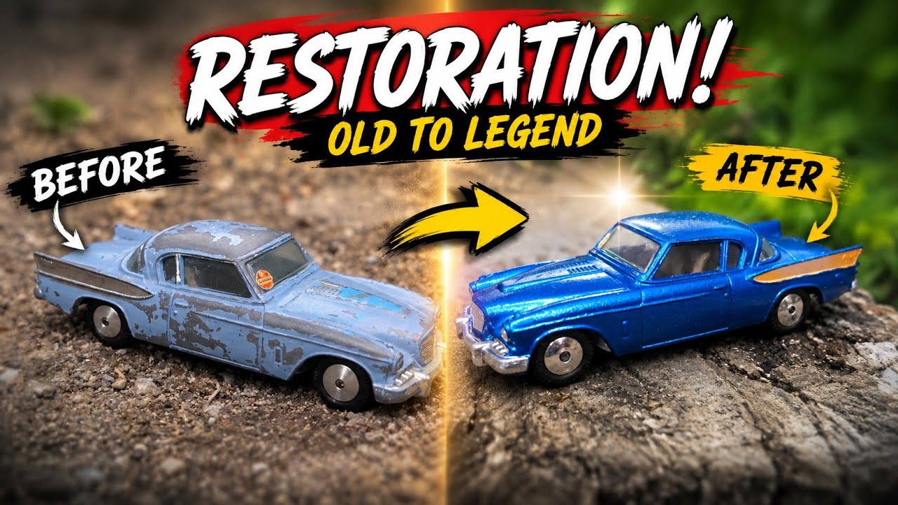 I Brought This Vintage Toy Car Back to Life! Corgi Toys