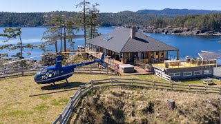 $5.3 Million Luxury Waterfront Property on Private Peninsula | Quadra Island, Vancouver Real Estate