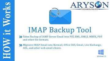 How to backup email that is configured as IMAP using IMAP Backup Tool