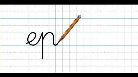 Hướng dẫn tập viết vần ÊP