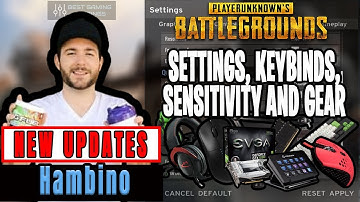 Hambino PUBG Settings, Keybinds, Sensitivity, Gear and Setup Pro Player Updates 2019