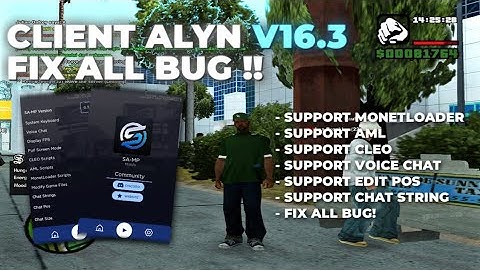 SHARE CLIENT ALYN V16.3 + DATA LITE | FIX ALL BUG !! | GTA SA-MP Mobile
