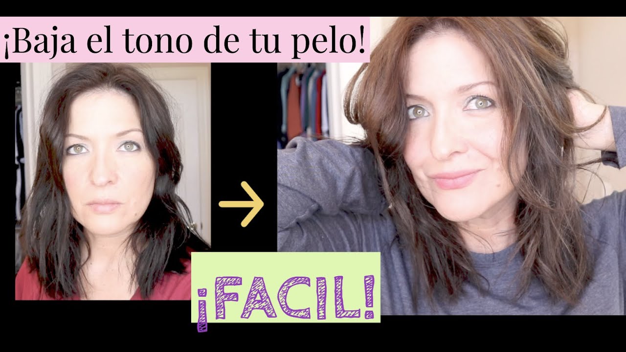 Como Aclarar El Pelo Negro Sin Decolorar