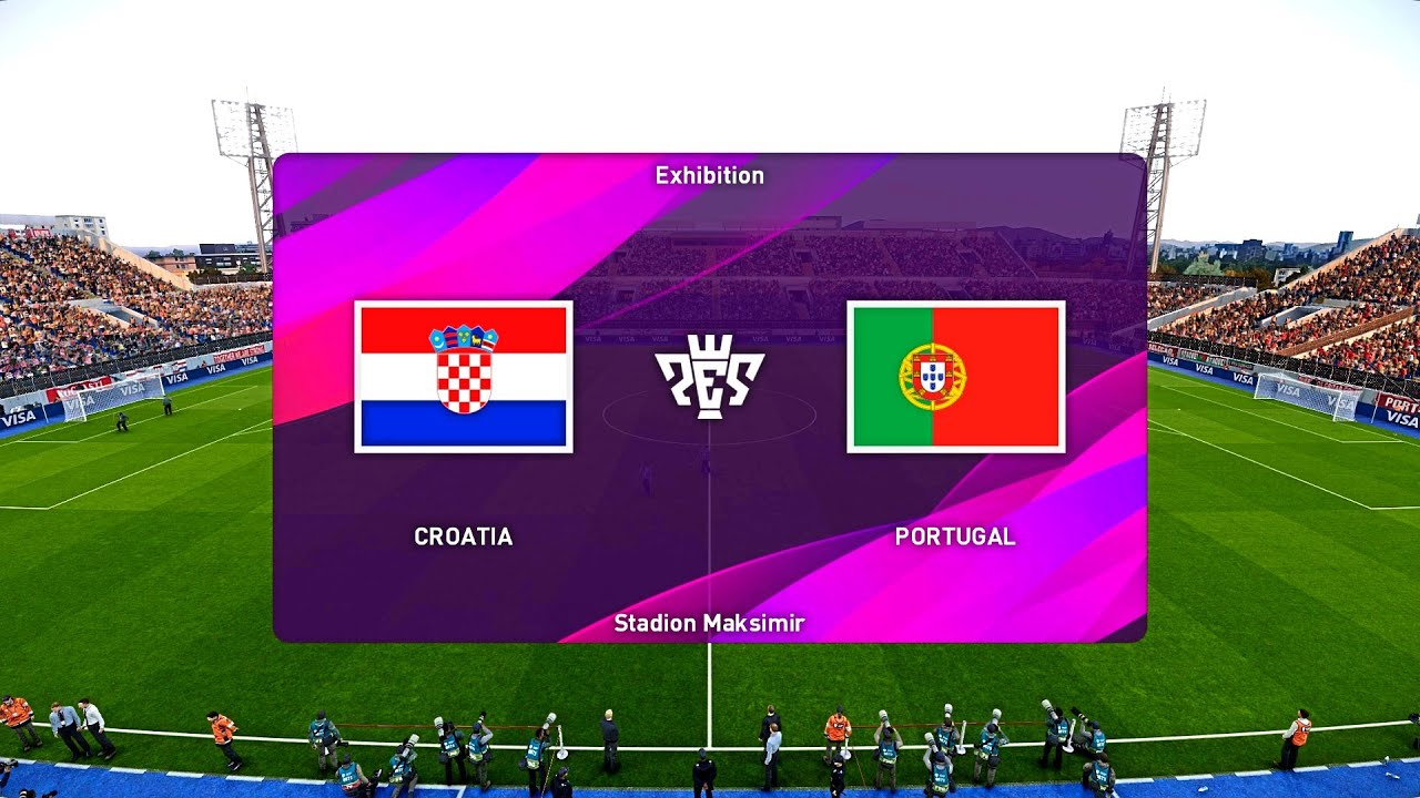 PES 2020 - Croatia vs Portugal - Full Match & Goals ...