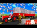 ट्रैक्टर चोर बैंक डकैती - Tractor Thief Bank Robbery Comedy Hindi Kahaniya 3D Animated Moral Stories