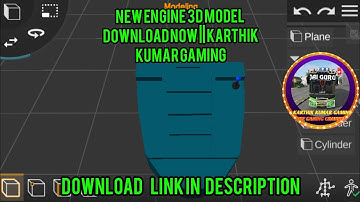 NEW ENGINE 3D MODEL RELEASE DOWNLOAD NOW LINK IN DESCRIPTION || KARTHIK KUMAR GAMING