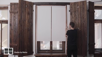 How to install a roller shade with Easy Link Coupler system