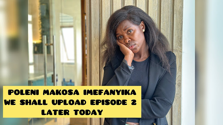 Poleni Sana Makosa Imefanyika ! But we shall be Uploading Episode Two of Disco Matanga Later Today