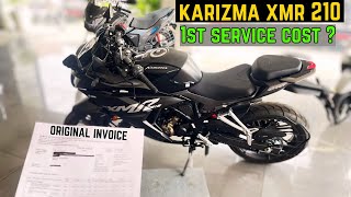 1st Service Hero Karizma XMR / Free & Paid Service Cost Details. #karizmaxmr1stservice