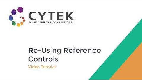 Re-Using Reference Controls