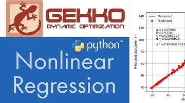 Nonlinear Regression in Python GEKKO