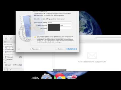 Account einrichten über Apple Mail  / Gmail / Web.de / GMX.de / 1&1