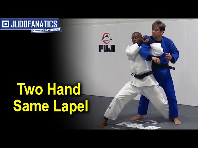 Two Hand Same Lapel Judo Technique by Israel Hernandez class=
