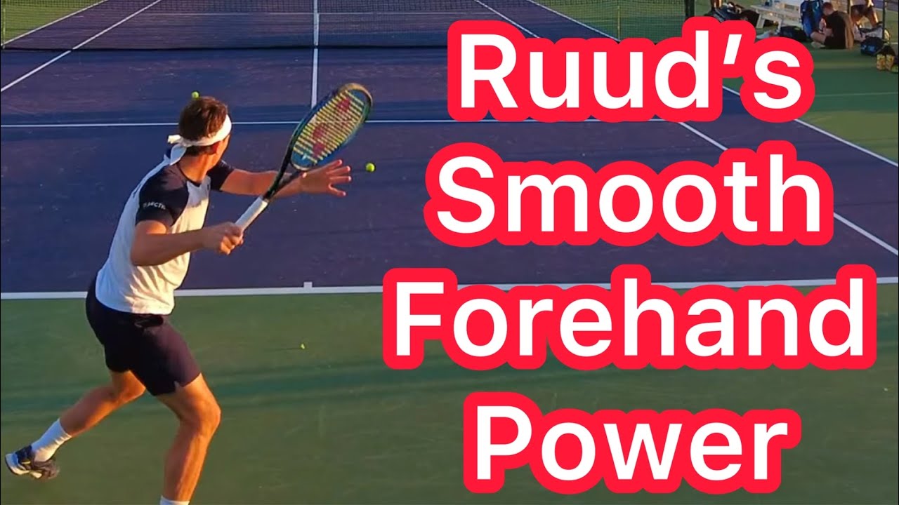 Casper Ruud Topspin Forehand Analysis (Pro Tennis Technique) YouTube