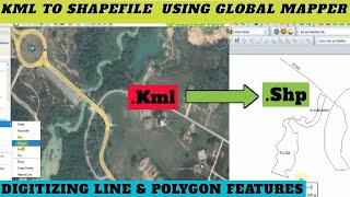 KML to SHAPEFILE || Digitizing Features like a pro #googleearth tutorial