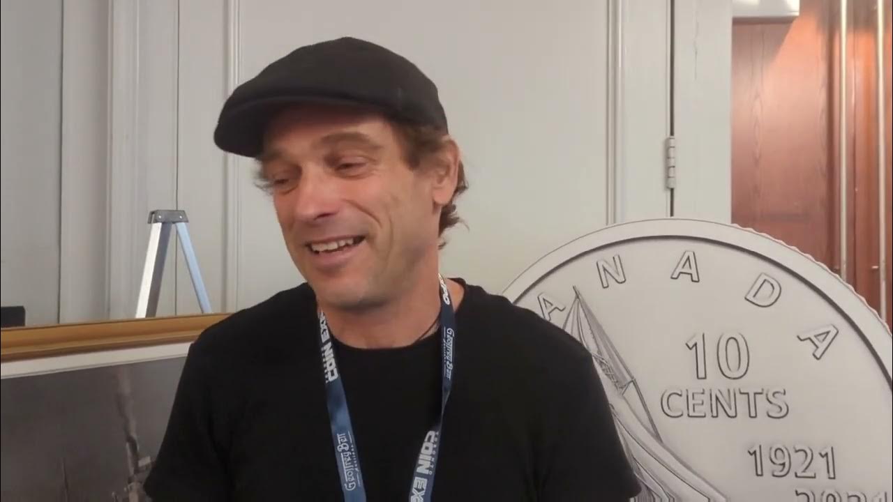 Yves Bérubé... artist of the new Bluenose Dimes. YouTube