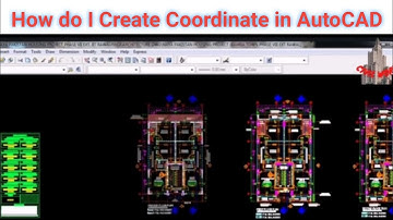 Creating Easting and Northing Coordinates in AutoCAD | How do I Create Coordinate in AutoCAD? -