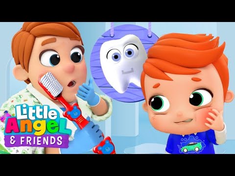 Yes Yes Dentist | Baby John Series | Little Angel And Friends Kid Songs