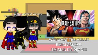 Justice League React To Goku Vs Superman
