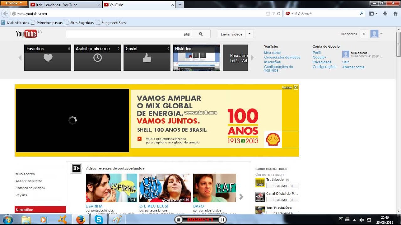 Como Colocar Video No Seu Canal De Youtube YouTube