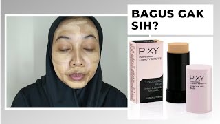 PIXY CONCEALING BASE - 02 SAND BEIGE REVIEW || FOUNDATION UNTUK KULIT SAWO MATANG