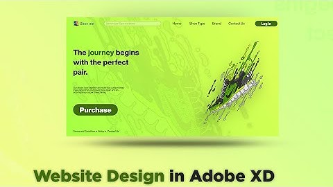 Shoe website design in Adobe Xd | pix creation | Adobe Xd