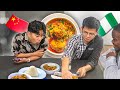 Asians try pounded yam for the first time *Nigerian food* Efo riro, pounded yam &amp; more.