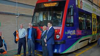 Midland metro -   The last day of Tram 16   in Passenger service 14-08-15.