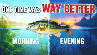 Morning VS Evening Bass Fishing | CRAZY RESULTS