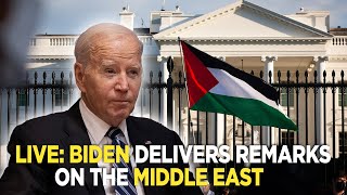 Watch live: Biden delivers remarks on Middle East